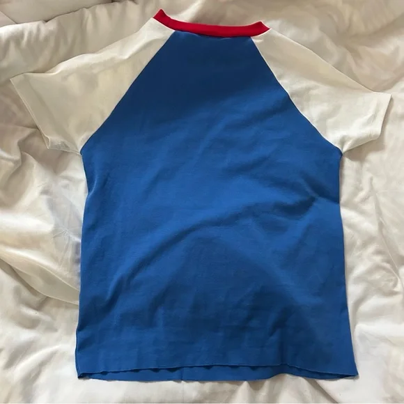 Women’s Edikted France Raglan T-shirt - Picture 3 of 3